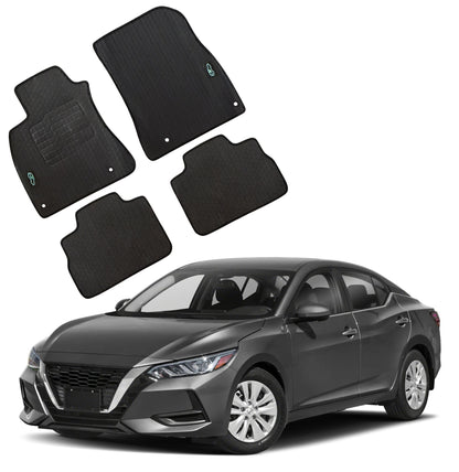 All Weather Floor Mats For 2020 to 2025 Nissan Sentra, Front and Rear