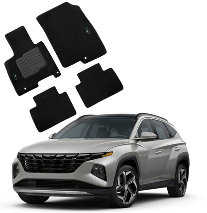 Carpet Floor Mats for 2022 to 2025 Hyundai Tucson, Front and Rear