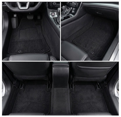 Carpet Floor Mats for 2016 to 2023 Nissan Maxima, Front and Rear, Black