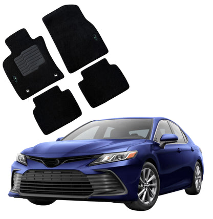 Carpet Floor Mats for 2018 to 2024 Toyota Camry, Front and Rear