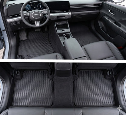 All Weather Floor Mats for 2024 to 2026 Hyundai Kona (Not for Electric Models)