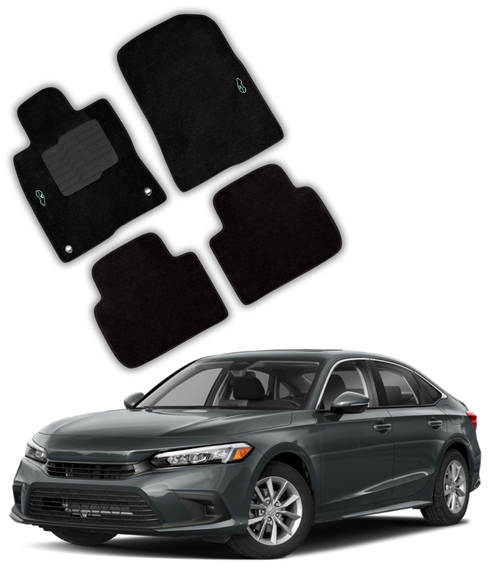 Carpet Floor Mats for 2022 to 2026 Honda Civic