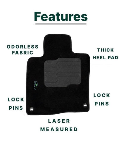 Carpet Floor Mats for 2016 to 2021 Honda Civic
