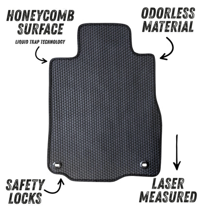 All Weather Honeycomb Floor Mats for 2012 to 2016 Honda CR-V