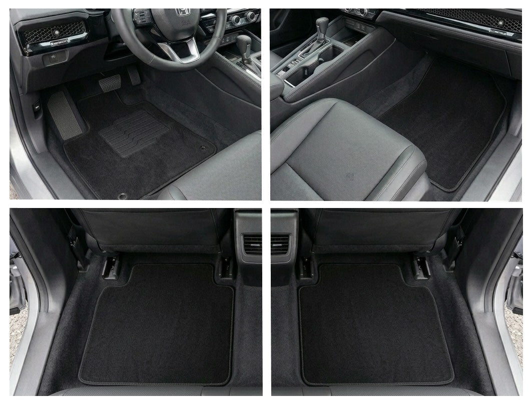 Carpet Floor Mats for 2023 to 2026 Honda Accord, Front and Rear