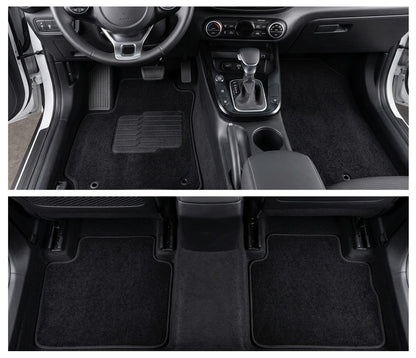 Carpet Floor Mats for 2020 to 2025 Kia Soul, Front and Rear, Black