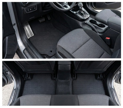 All Weather Honeycomb Floor Mats for 2020 to 2025 Kia Soul, Front and Rear