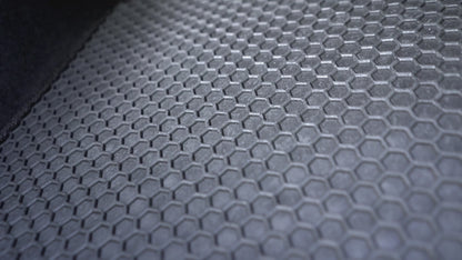 All Weather Honeycomb Floor Mats for 2024 to 2026 Hyundai Santa Fe, Full Set (Front, Rear and 3rd Row)