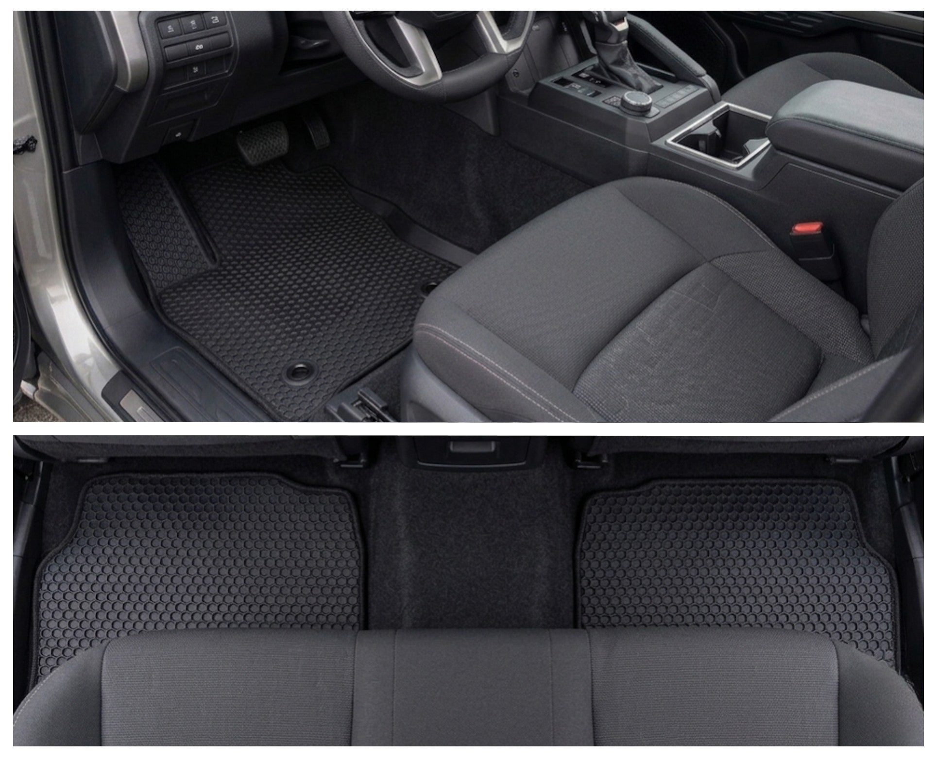 All Weather Honeycomb Floor Mats for 2024 to 2026 Toyota Tacoma, Front and Rear