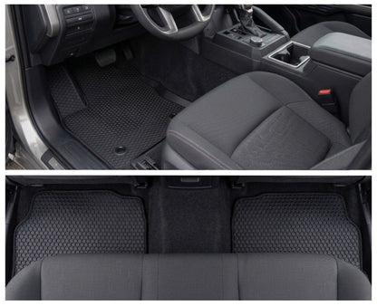 All Weather Honeycomb Floor Mats for 2024 to 2026 Toyota Tacoma, Front and Rear