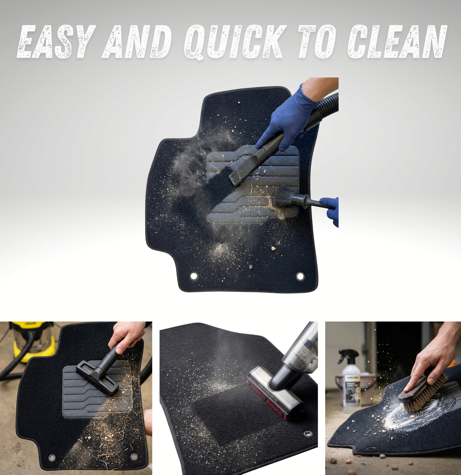 Carpet Floor Mats for 2024 to 2026 Toyota Tacoma, Front and Rear