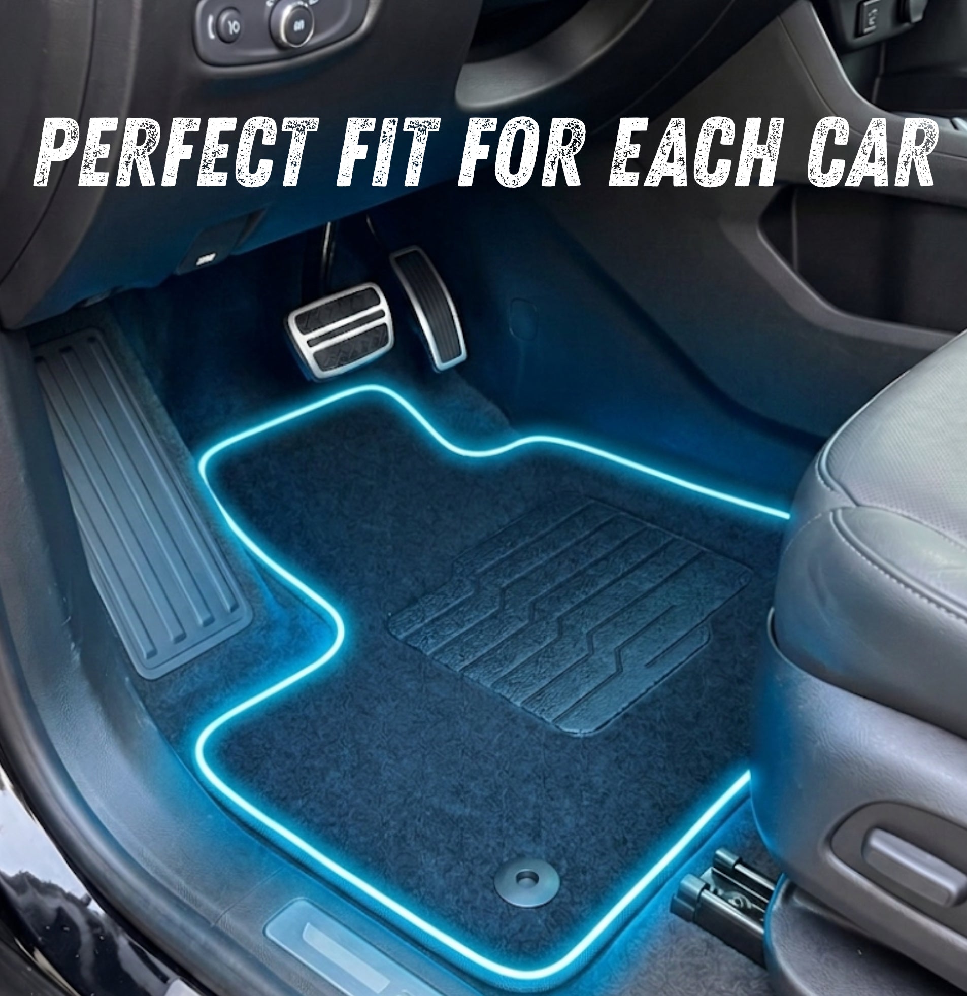 Carpet Floor Mats for 2025 to 2026 Nissan Kicks, Front and Rear, Black