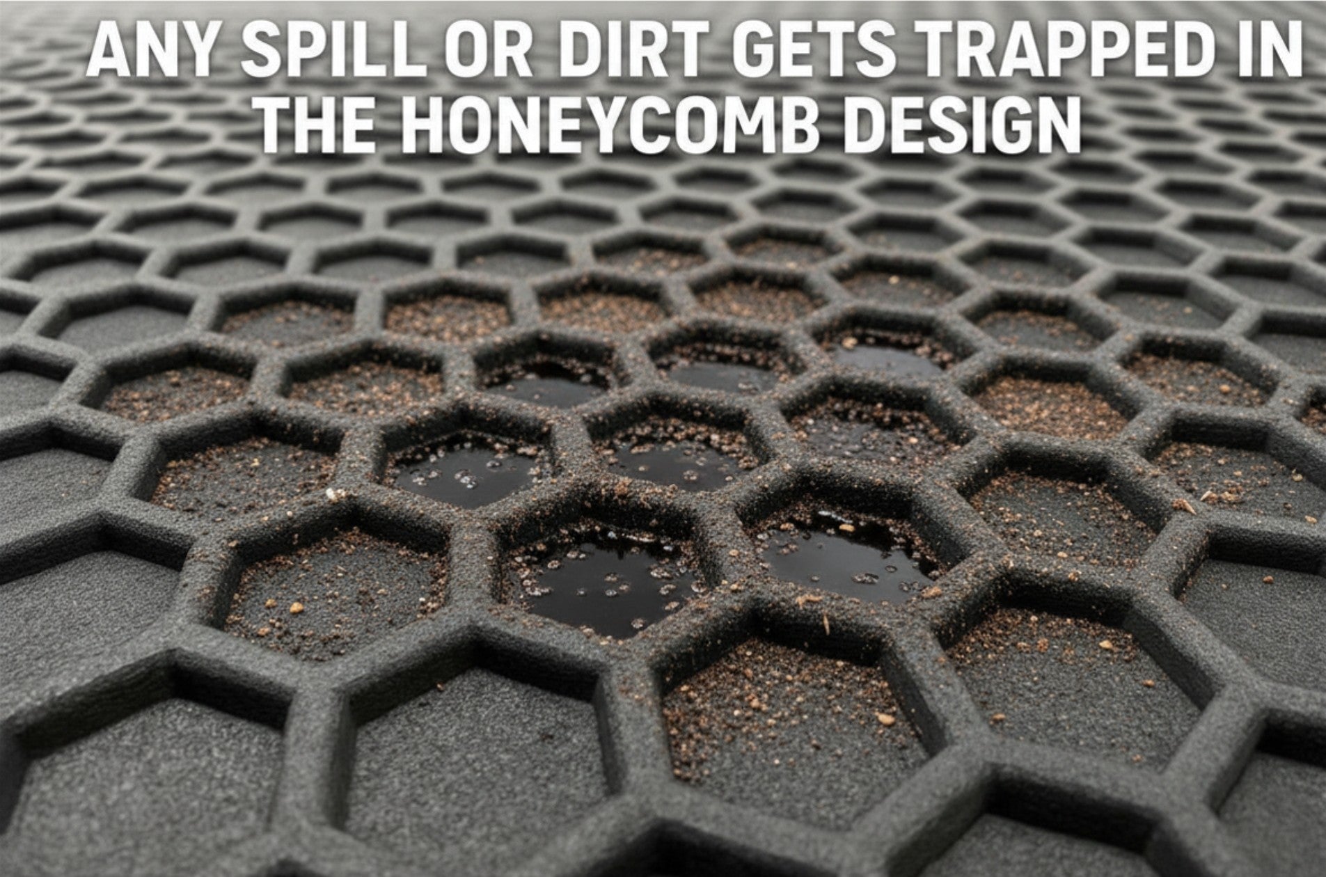 All Weather Honeycomb Floor Mats for 2012 to 2015 Honda Civic, Front and Rear
